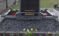 Gavins Memorials, Ballyhaunis, Co Mayo, Ireland.  Rough Boulder - GM004